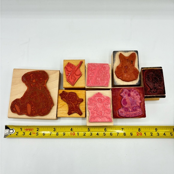 Wooden rubber stamp Bundle 8 - Picture 2 of 6
